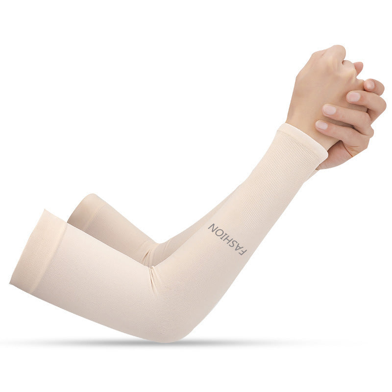 Summer Viscose Fiber Sun-Protection Oversleeves Men's and Women's Outdoor Driving UV-Proof Arm Guard Sun-Proof Thin Breathable Ice Sleeve Wholesale