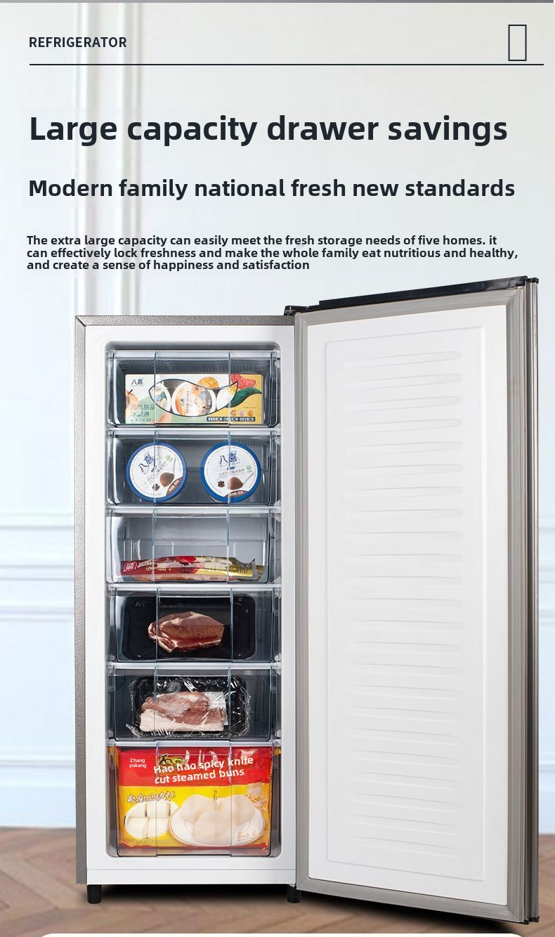 Royalstar Freezer Refrigerated Drawer Type Full Freeze Refrigerator Small Grade I Energy-Saving Breast Milk Breastmilk Storage Freezer