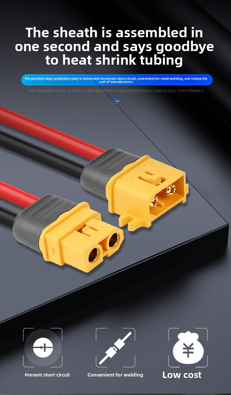 XT60H Male Female Connector with Housing RC Lipo Battery Charging Interface Anti-Short High Current Plug