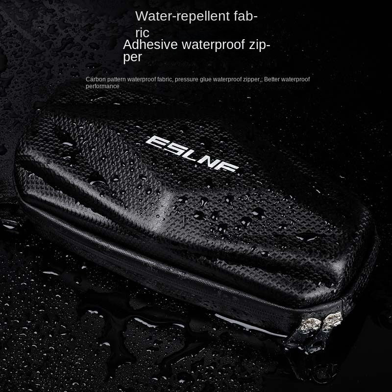 Eslnf Bicycle Front Beam Bag Eva Hard Shell Front Hanging Bag Mountain Highway Vehicle Waterproof Upper Tube Bag Bicycle Hardshell Bag