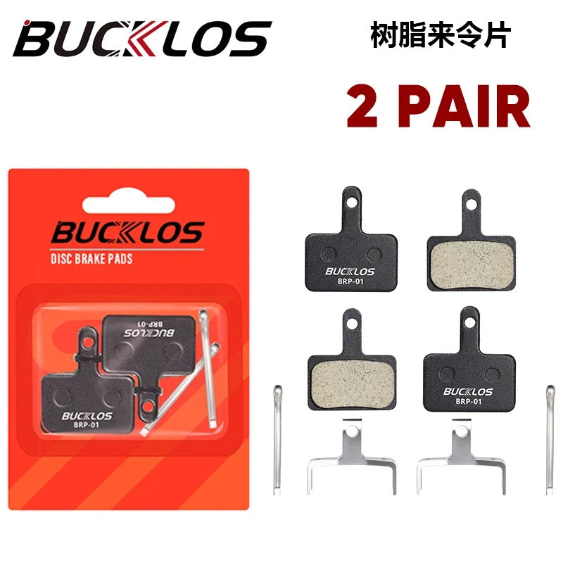BUCKLOS Mountain Bike Cooling Pads MT200 Ceramic Resin Brake Pads B01S/B03S/B05S