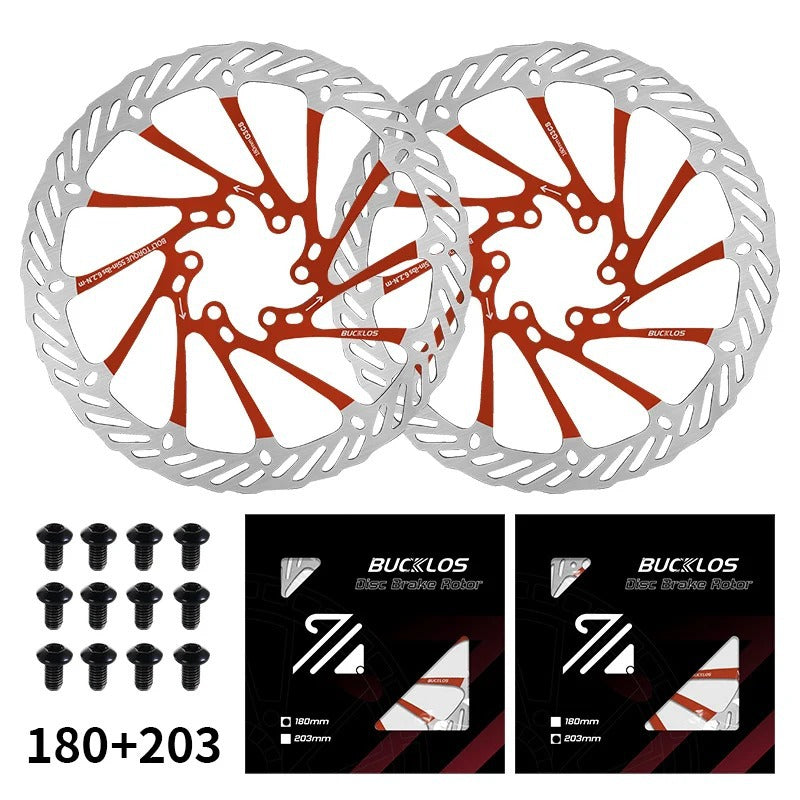 Bicycle Disc Brake Cooling Hydraulic Brake Rotor 6 Bolt