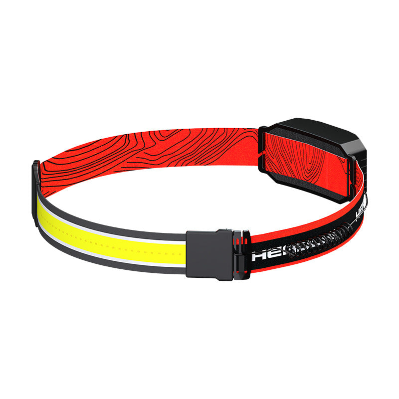 Factory Wholesale Outdoor Head Lamp Mini Head-Mounted Run Light Floodlight Cob Major Headlamp