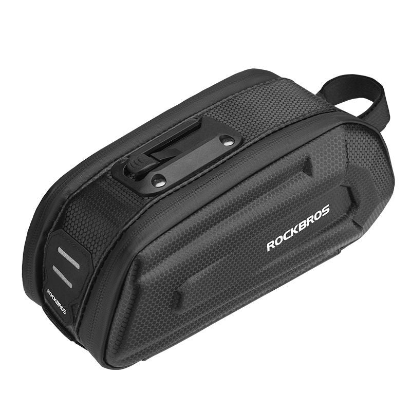 Rockbros Bicycle Saddle Box Hard Shell Large Capacity Rear Saddle Bag Highway Mountain Bicycle Seat Tube Package Cycling Fitting