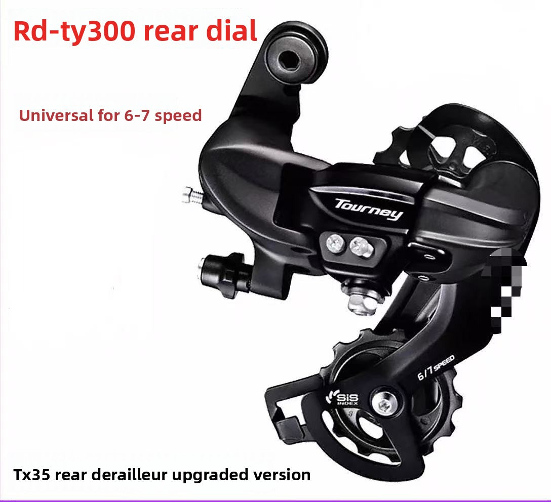 TY300 Rear Mech 6/7/8 Speed Universal, SHIMANO TY300 MTB Rear Derailleur, Bicycle 21/24 Speed RD Replacement
