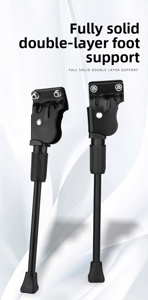 2-Hole MTB Kickstand 24 inch Replacement, 26 inch Bike Side Stand 2-Hole