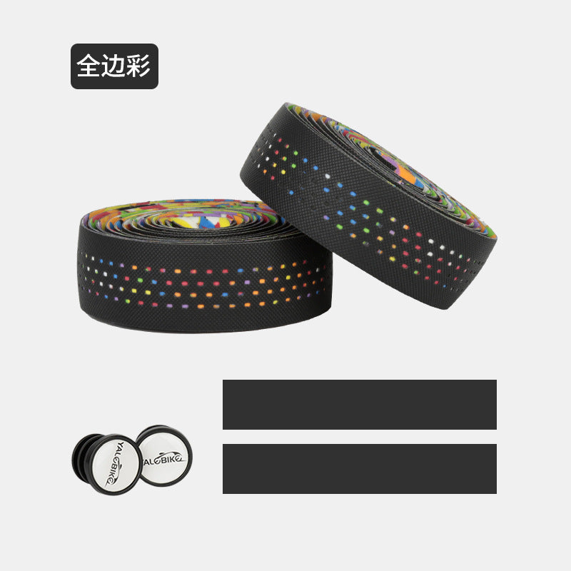 Fixed Gear Bike Straps Breathable Sweat Absorbing Silicone Strapping Pu Eva Leather Bar Tape Road Bike Bar Tape