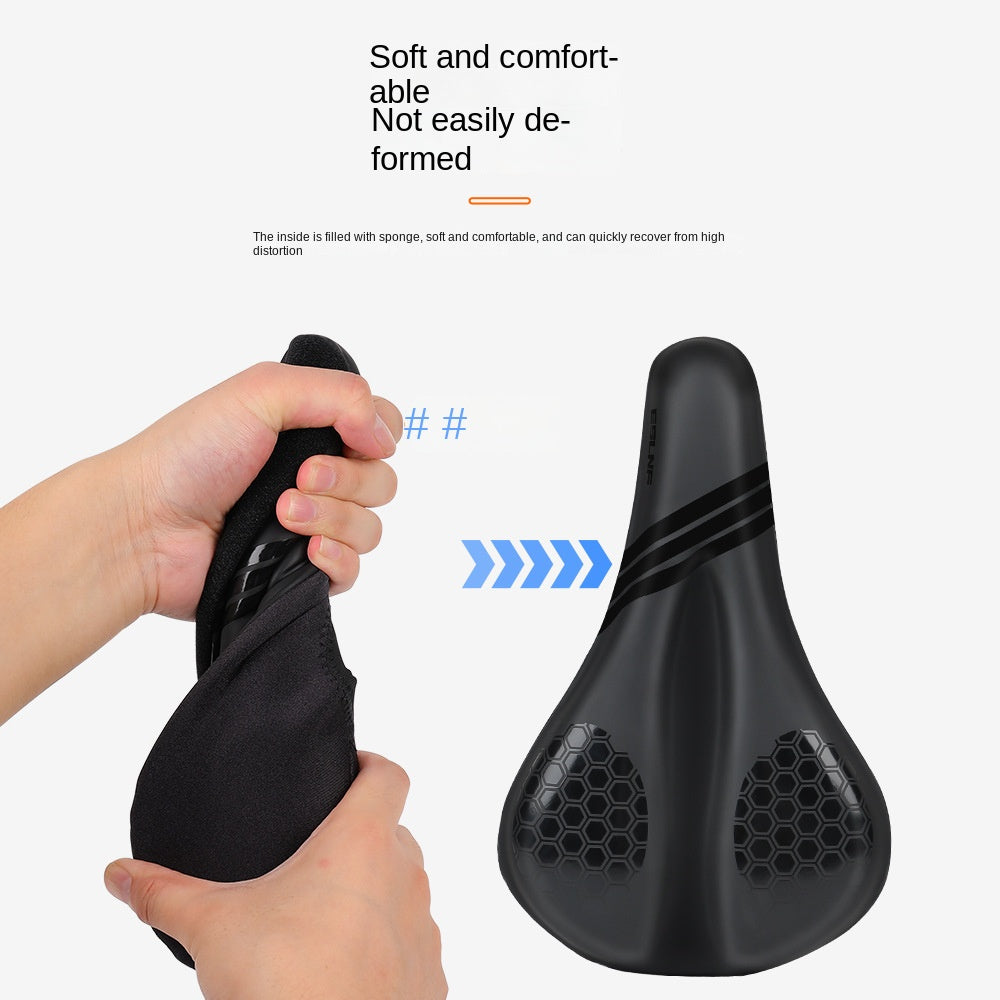 Eslnf Bicycle Cushion Cover Road Bike Anti-Skid Saddle Cover Outdoor Mountain Bike Riding Saddle Accessories