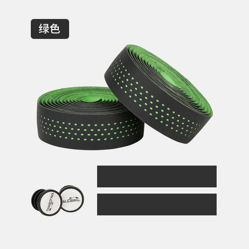 Fixed Gear Bike Straps Breathable Sweat Absorbing Silicone Strapping Pu Eva Leather Bar Tape Road Bike Bar Tape