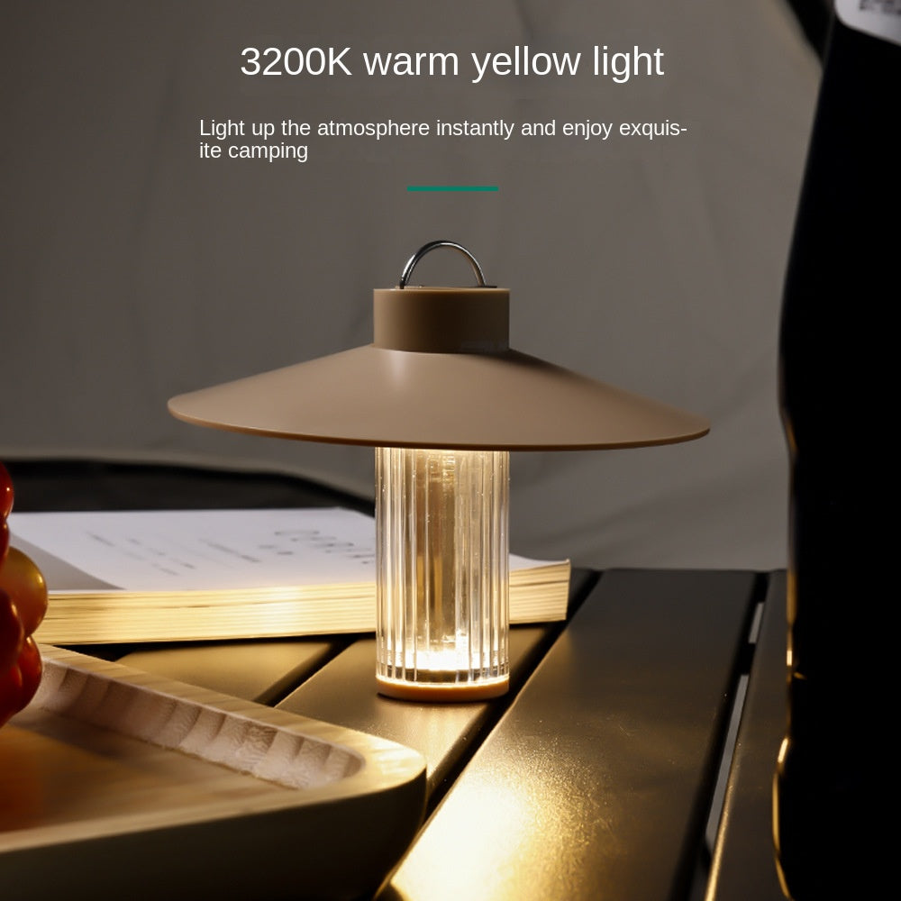 Camping Lantern Three-in-One Multifunctional LED Lamp Campsite Lamp Emergency Hanging Lamp Tent Light USB Charging Portable Camping Lamp