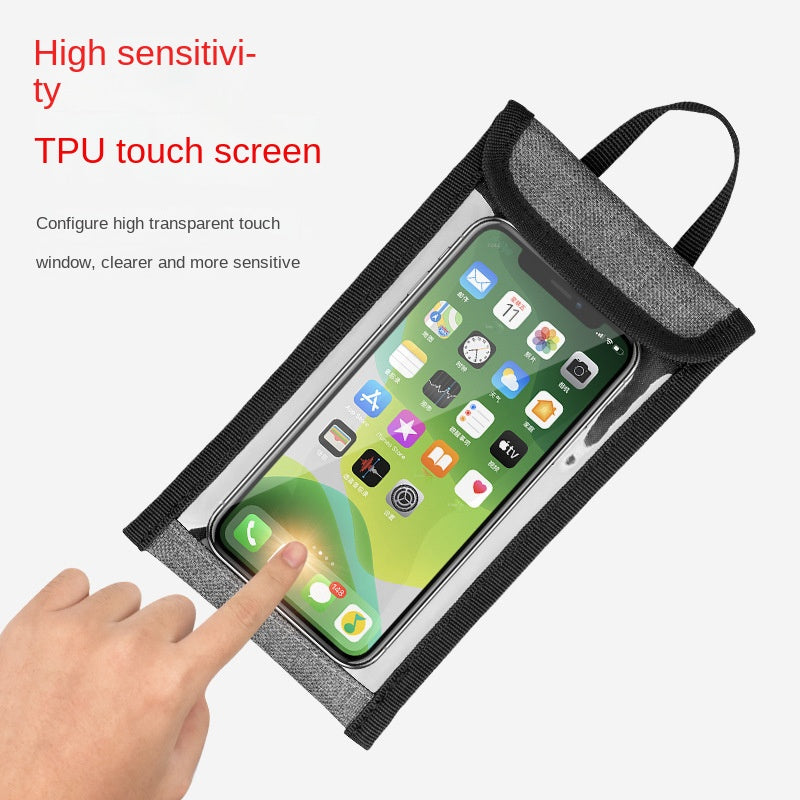 Bicycle Bag Mountain Bike Front Beam Bag Saddle Bag Road Bike Mobile Phone Bag Cycling Fixture