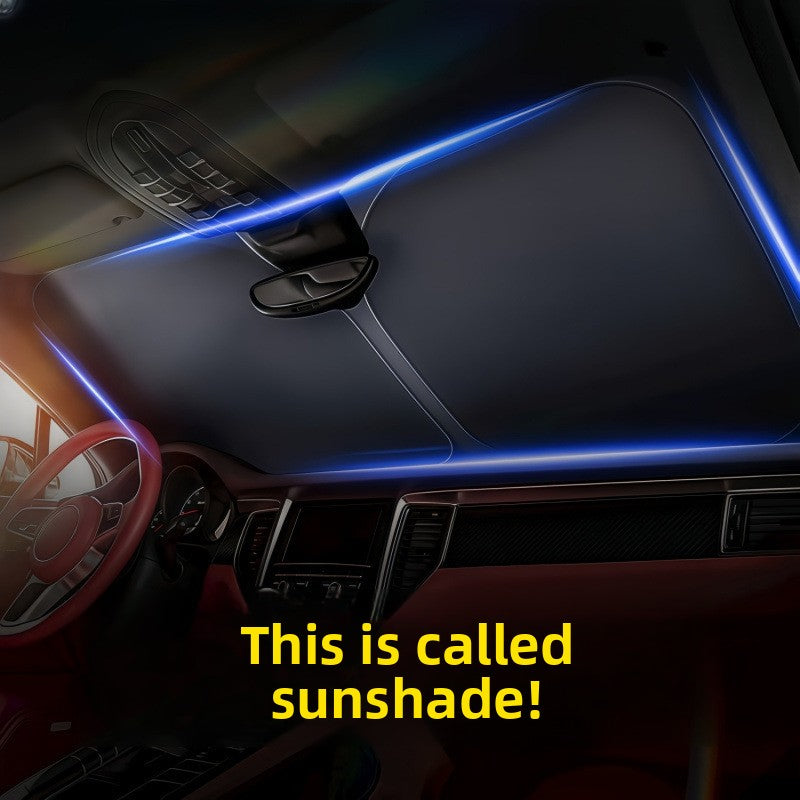 Car Summer Sun-Proof Front Shield Shading Sunscreen Heat Insulation Artifact for Car Block Sunshade Cover Car Explosion-Proof Sun-Proof