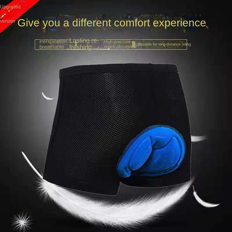 Bicycle Biker Underwear Unisex Thickened Silicone Mountain Cycling Pants Quick-Dry Pants Road Bike Shorts Four Seasons Universal