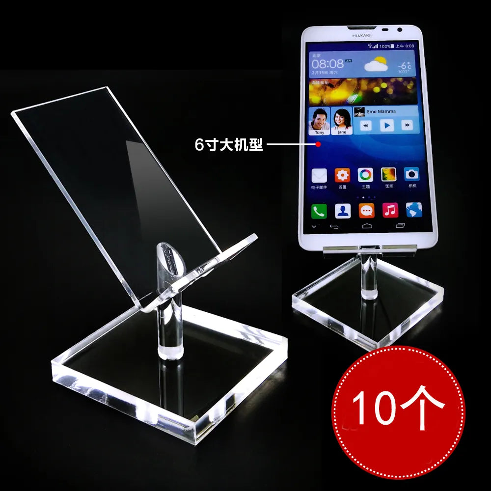 mobile phone display rack Acrylic 10pcs