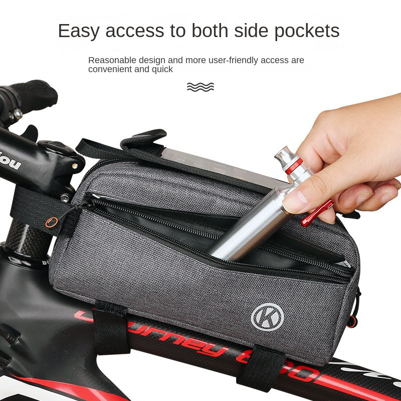 Bicycle Bag Mountain Bike Front Beam Bag Saddle Bag Road Bike Mobile Phone Bag Cycling Fixture