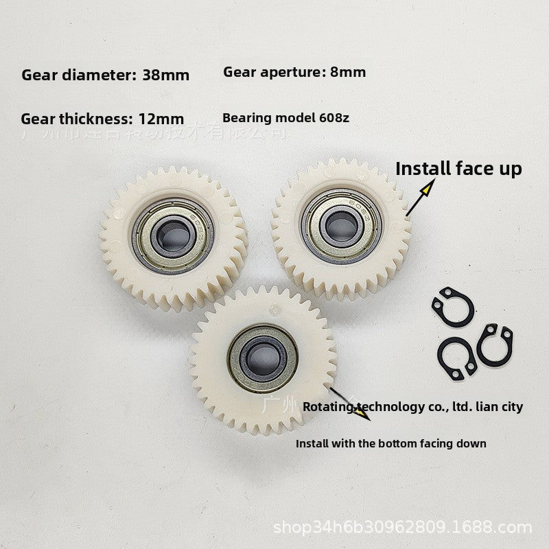 Electric Scooter Driving Motor Gear 36 Teeth Imported Lithium Electric Scooter Original Gear Accessories 250W