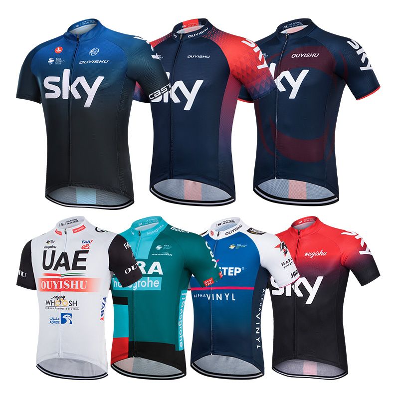 New Short-Sleeve Cycling Clothes Suit Men's Summer Road Cyclist Coat Quick-Drying Breathable Mountain Bike Clothing Slim Fit