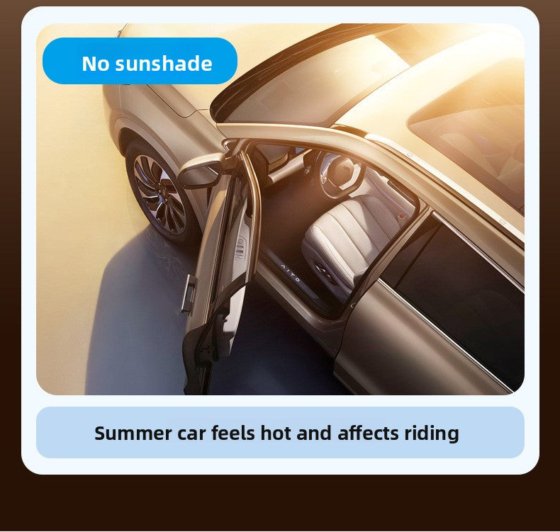 Car Sunshade Umbrella Glass Sunshade Sun Protection Cover Car Umbrella Heat Insulation Sunshade Curtain Car-mounted Foldable Titanium Silver Front Shield