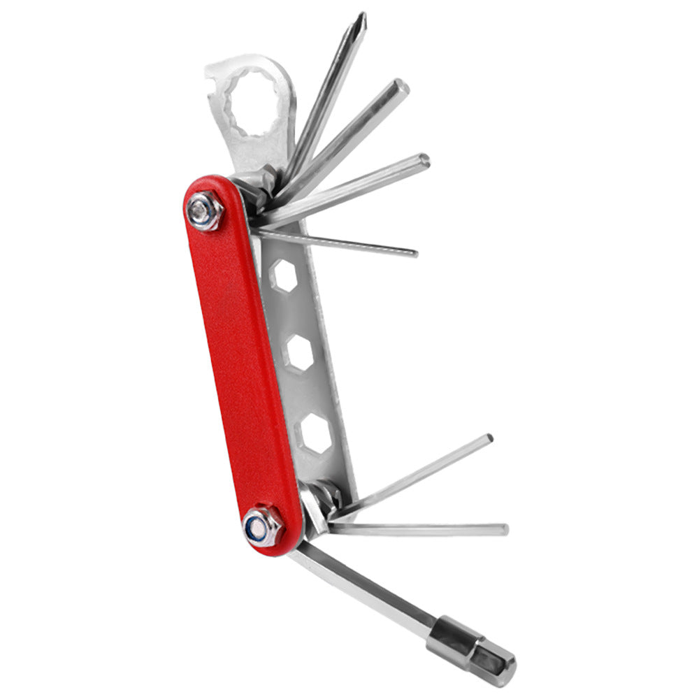 Bicycle Repair Tools Road Bike Car Repair Tools Outdoor Cycling Multifunctional Wrench Mountain Bike Tire Repair Kit
