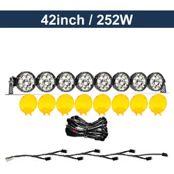 Внедорожные фары 4x4 kc 12V 24V 42 дюйма, светодиодная балка Barra 40 дюймов 