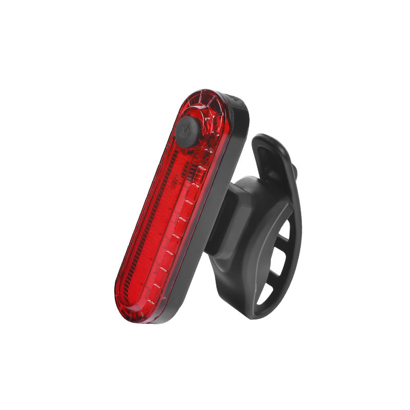056 Mountain Bike Cycling Fixture USB Bike Rechargeable Rear Lamp Night Riding Warning Light Factory Direct Sales
