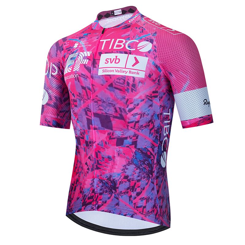 2023ralvpha EF Summer Short Sleeve Cycling Suit Cyclist Top Milk Silk Comfortable Breathable