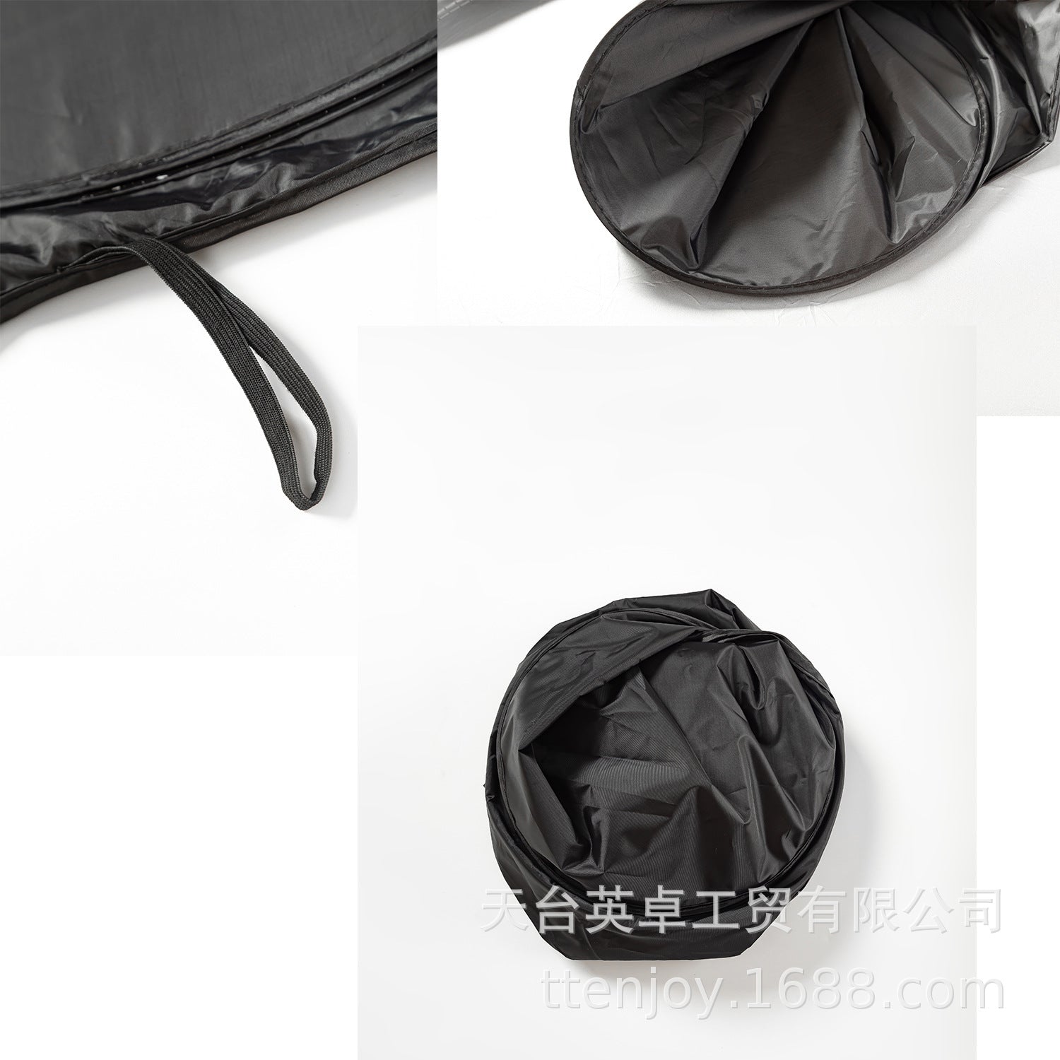 Car Double Circle Sunshade Sun Block Car Heat Insulation Silver Tape Snow Block Sun Protection Foldable