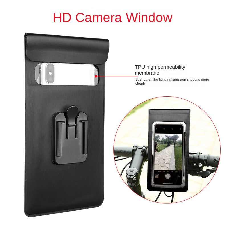 Bicycle Bag Anti-Electric Car Motorcycle Mobile Phone Stand Bag Touch Screen Rearview Mirror Mobile Phone Water-Proof Bag