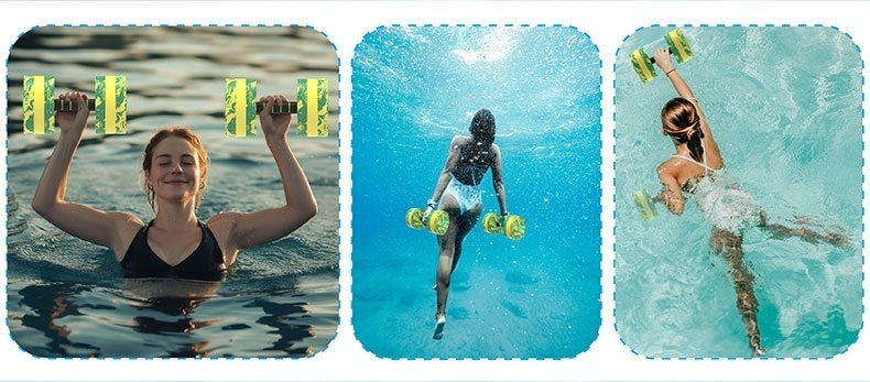 Adult Diving Swimming Aid Anti-Rollover, Waterproof Dumbbell Water-Specific Equipment Upward Floatation