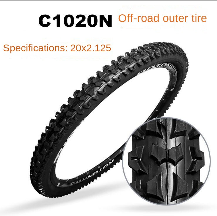 Zhengxin Bicycle Tire Mountain Bike C1820 20/24/26/27.5/29x1.95 2.1 Bicycle Tire