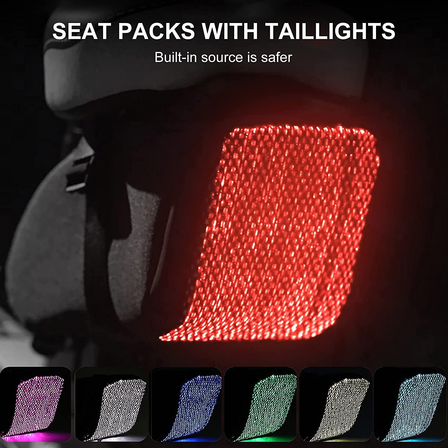 Clearance Creative Bicycle Bag Cycling Fixture Super Cool Supplies Get Rain Cover with Lights Bicycle Saddle Box