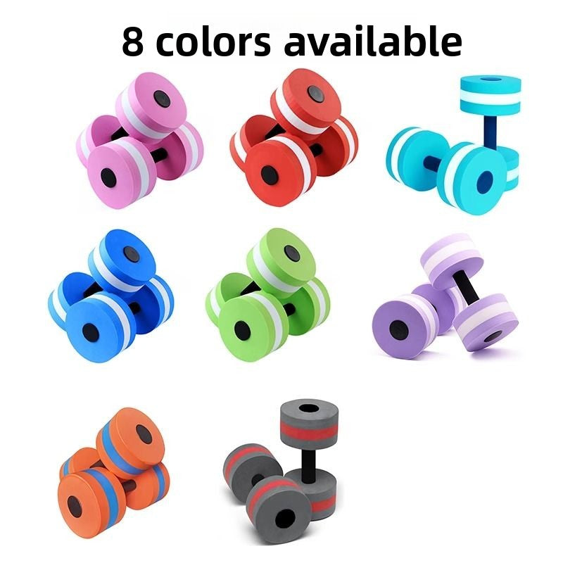 PE Slimming Exercises; Slimnastics Free Teaching Floating Aerobic Exercise Men and Women Water Swimming Equipment Water Yoga Fitness Dumbbell