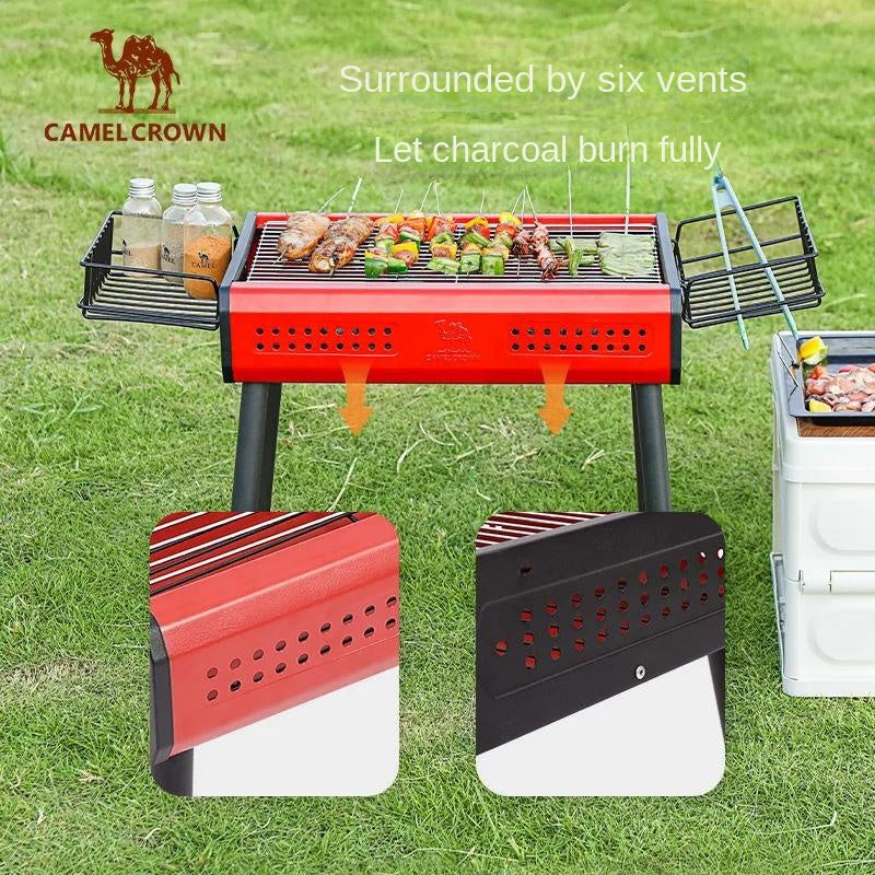 BBQ Grill Chacoal portable Foldable Square