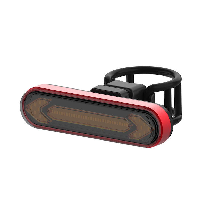 Задний фонарь для велосипеда, перезаряжаемый через USB, светодиодный, с беспроводным пультом дистанционного управления, поворотник для велосипеда, предупреждающий фонарь для горного велосипеда. 