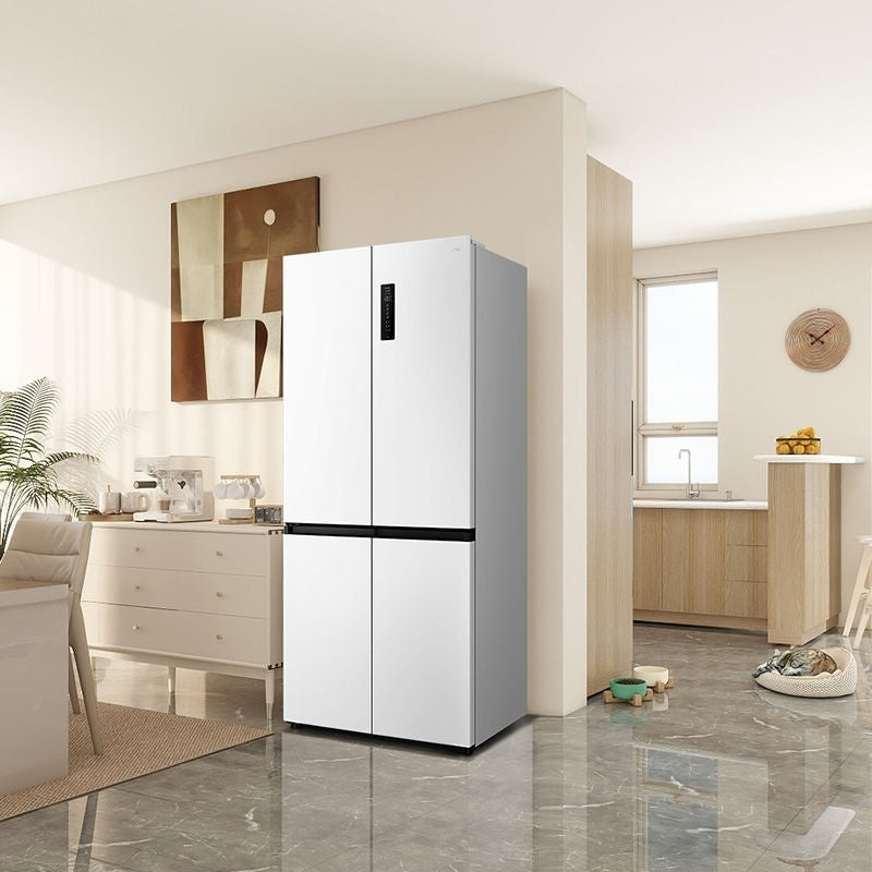 Холодильник TCL 520L T5 с перекрестными дверями, ультратонкий, встроенный, инверторный, с системой No Frost, белого цвета, модель R520T5-U.
