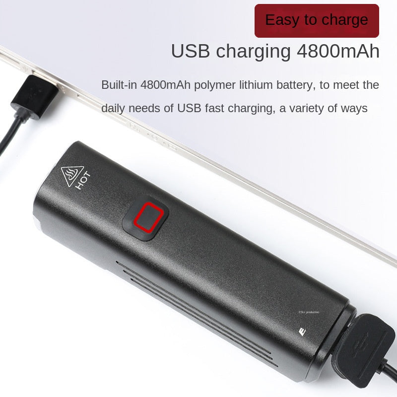 Factory Customized Bicycle Light Far and near Light Bright 1000 Lumen USB Mountain Bike Aluminum Alloy Strong Light Headlight