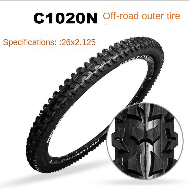 Zhengxin Bicycle Tire Mountain Bike C1820 20/24/26/27.5/29x1.95 2.1 Bicycle Tire