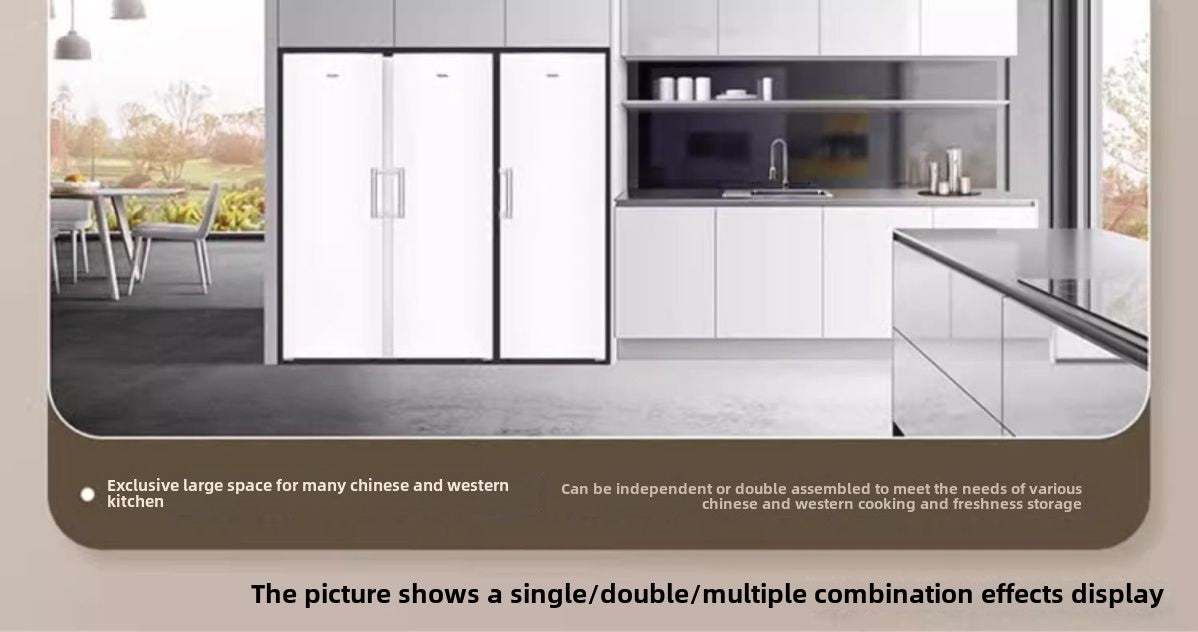 Haier/Haier BD-290WGHEGDW9 European-Style Air-Cooled Vertical Freezer Refrigerated Cabinet Freezer Drawer