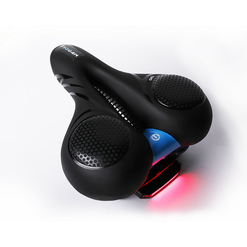 Bicycle Accessories Cycling Fixture Middle Hole Bicycle Saddle plus-Sized Silicone Breathable Bicycle Seat Mat