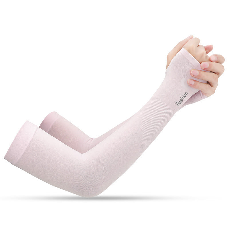Summer Viscose Fiber Sun-Protection Oversleeves Men's and Women's Outdoor Driving UV-Proof Arm Guard Sun-Proof Thin Breathable Ice Sleeve Wholesale