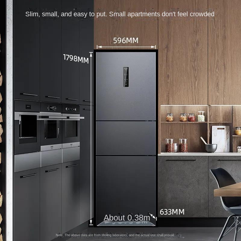 Meiling Refrigerator 270L 3 doors no frost BCD-270WP3CX