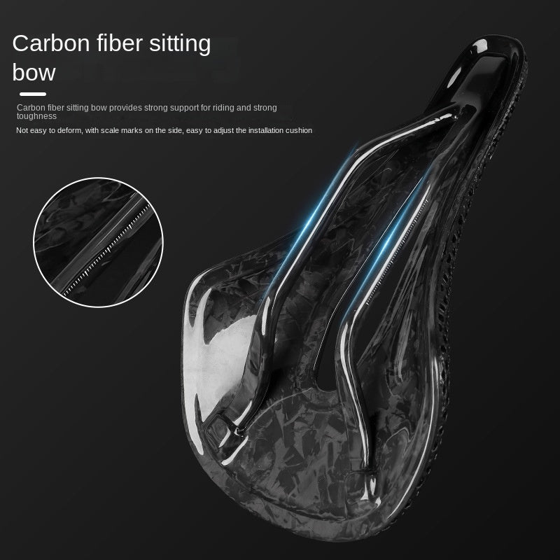 Eslnf Bike Saddle Road Bike 3D Printing Seat Cushion Mountain Bike Carbon Fiber Hollow Seat Rail Riding Saddle
