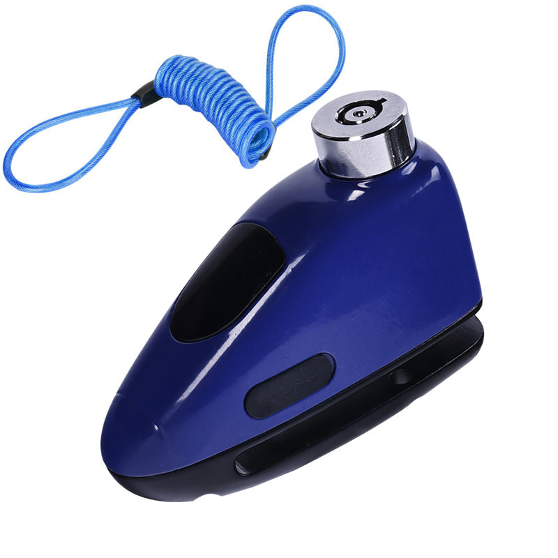 Bicycle Lock Mountain Bike Waterproof USB Charging Alarm Lock Motorcycle Convenient Security Lock Electric Car Disc Brake Lock