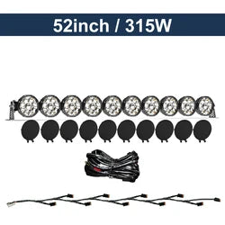 Новейшая конструкция модульного комплекта светодиодных фар Barra Led 4x4 KC Gravity Pro 6 UTV Offroad для грузовиков и внедорожников. 