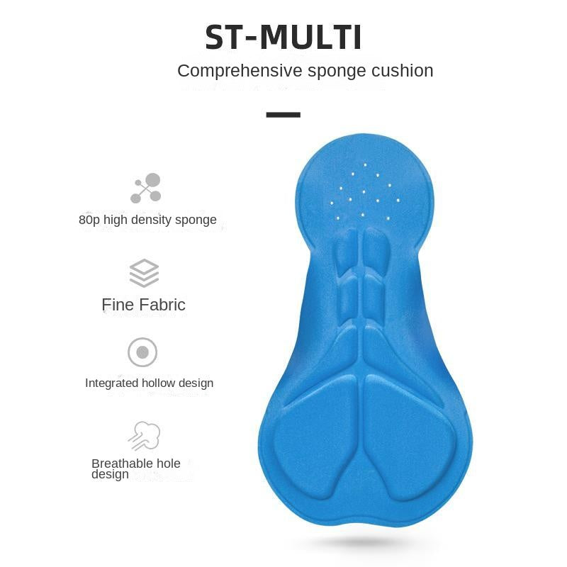 Rockbros Summer Cycling Shorts Men's and Women's Mountain Bike Road Bike Pants Sponge Mat Cycling Fixture