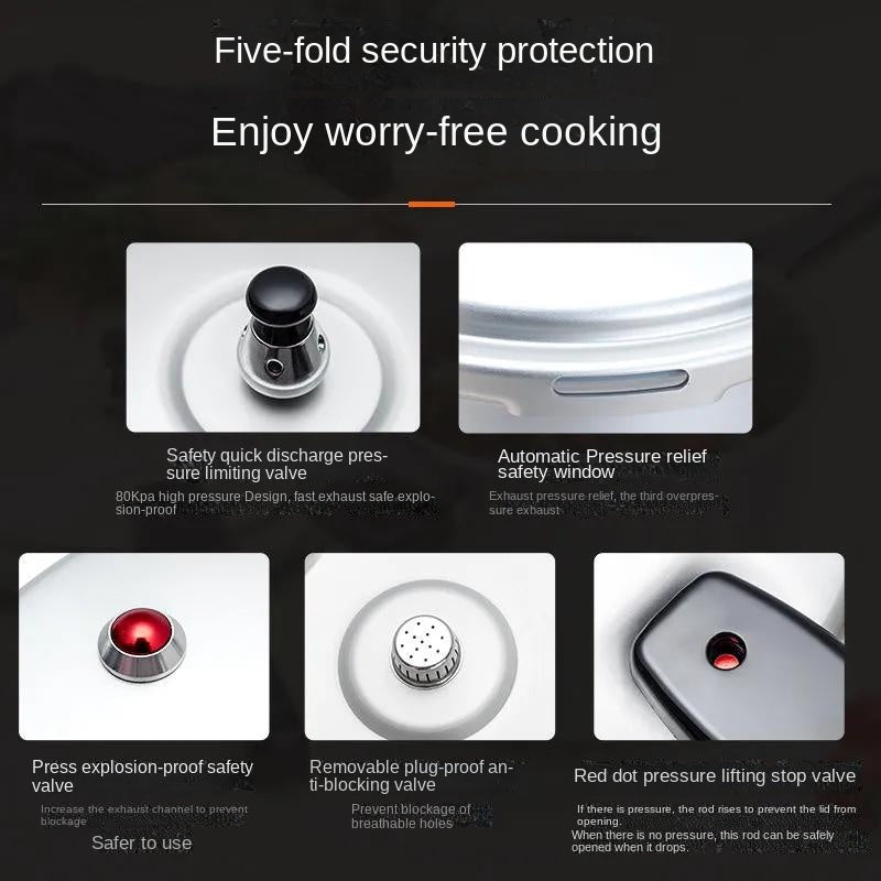 Supor high pressure pot cooker 18-22cm Alluminum