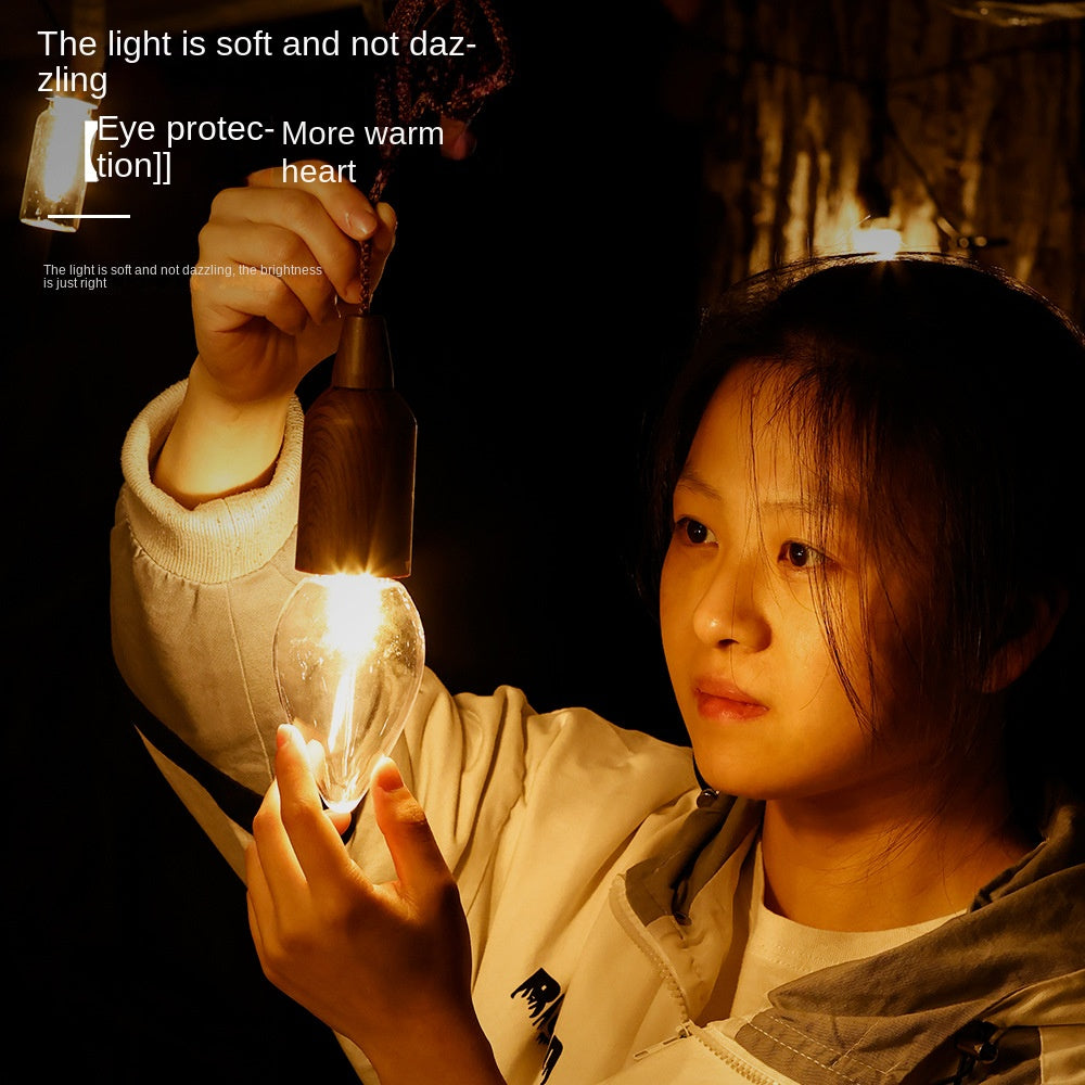 Camping Lantern Tent Ambience Light Campsite Lamp Portable Waterproof Hanging Lamp USB Rechargeable LED Outdoor Camping Light