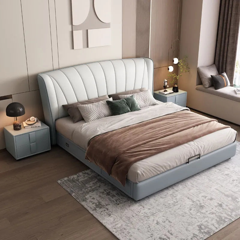 Leather Bed HY07