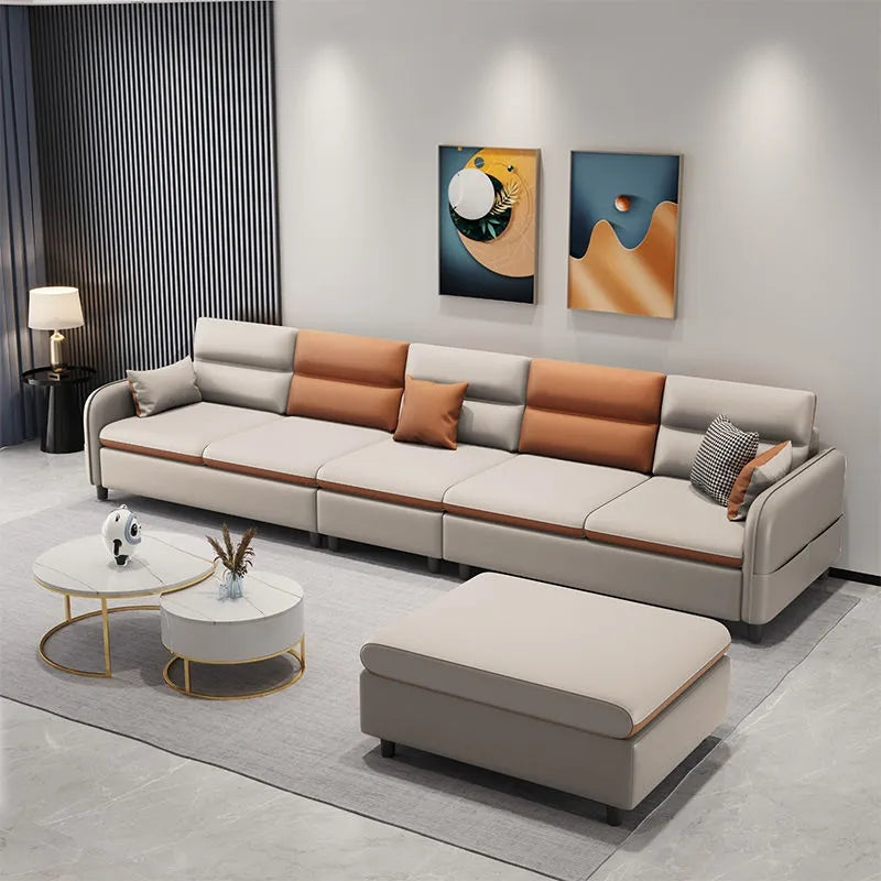 Simple Modern Washable Detachable Fabric Sofa ZC01
