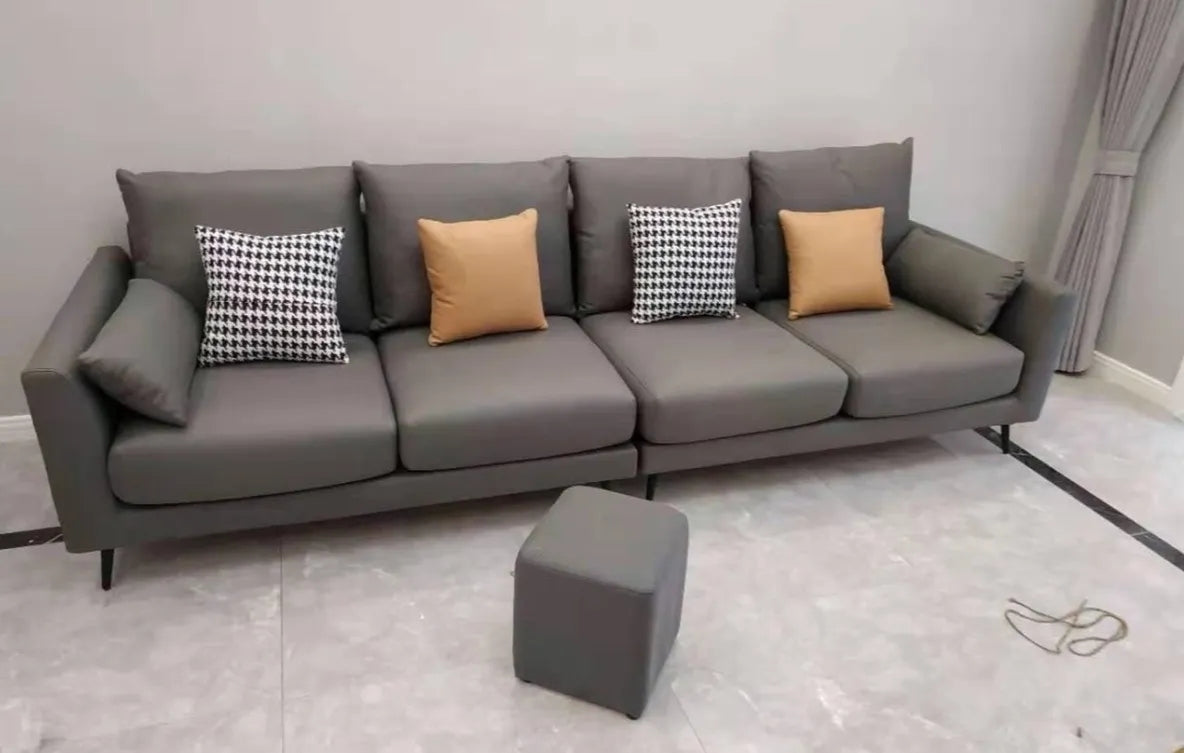 Genuine Leather Sofa FY04